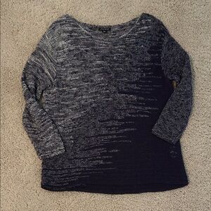 Lucky Brand, XS navy ombré sweater